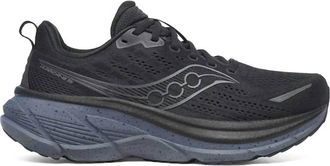 Saucony Mens Hurricane 25 Running Shoes In Black/shadow