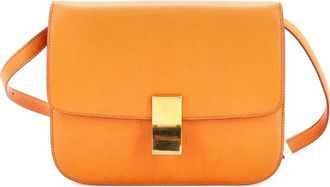 Celine Classic Box Bag Grainy Leather Medium crossbody bag - Oranje