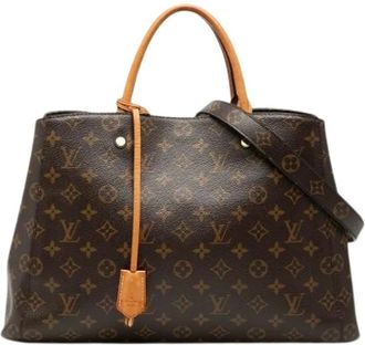Louis Vuitton Pre-owned Tote Bags, female, Brown, Size: ONE SIZE Pre-owned Tote Bag