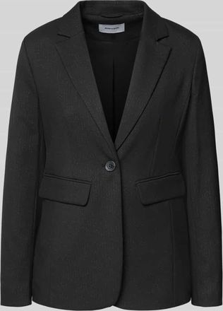 More & More More & More Slim Fit Blazer mit Reverskragen in Black, Gr&ouml;&szlig;e 34