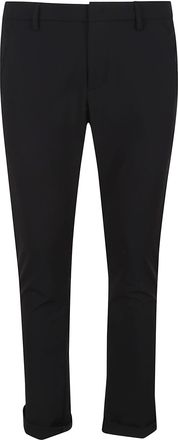 Dondup Low-Rise Tailored Trousers with Darts and Welt Pockets