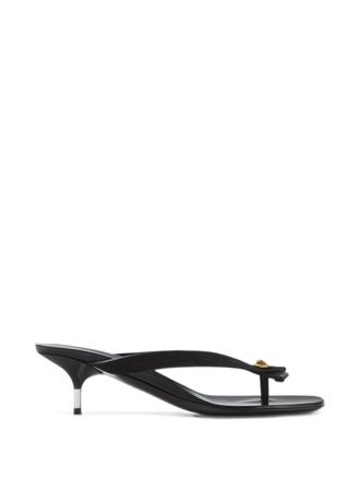 Versace lederen stringsandalen