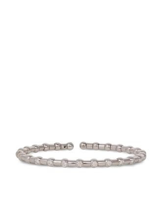 Sidney Garber 18K white gold Holly diamond bracelet - women - Diamond/18kt White Gold - One Size - Silver
