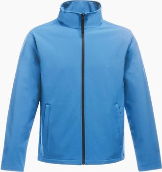 Regatta Mens Regatta Standout Mens Ablaze Printable Softshell Jacket - Navy - Size: 44/Regular