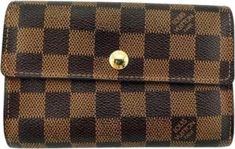 Louis Vuitton Portafoglio Pre-owned Damier (tri-fold) - - Pre-owned - Donna - Marrone - ONE SIZE