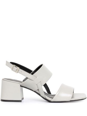 Sarah Chofakian 65 mm leren sandalen - Zilver