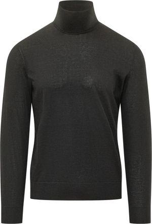 Ermenegildo Zegna Cashseta Turtleneck - Heren - Coltruien - Zwart - L - Truien & Vesten