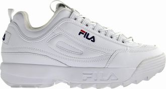 Fila Disruptor Mens White Trainers Leather (archived) - Size UK 9