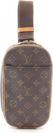 Louis Vuitton Brown Monogram Coated Canvas Leather Fanny Pack Sling Bag (Pre-Owned)