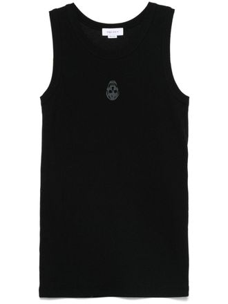 Tシャツ・カットソー ALEXANDER MCQUEEN SKULL COTTON TANK TOP Alexander McQueen Skull Cotton Tank Top from $259.00 - on