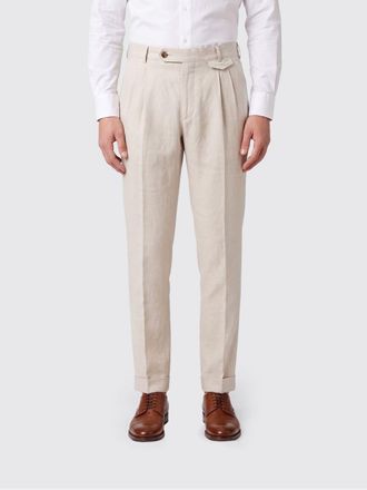 Santaniello Cotton and Linen Tailored Trousers