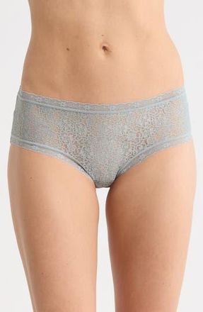 Nordstrom Rack Assorted 5-Pack Lace Hipster Briefs in Grey Blue- Pink Multi at Nordstrom Rack, Size X-Small