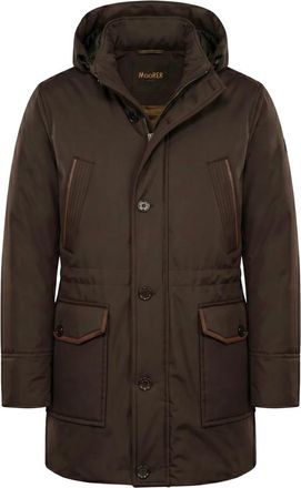 Moorer Hombre, Abrigos, Marr&oacute;n, Talla: 2XL