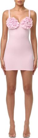 Naked Wardrobe Rose Minidress in Cotton Candy at Nordstrom, Size X-Small