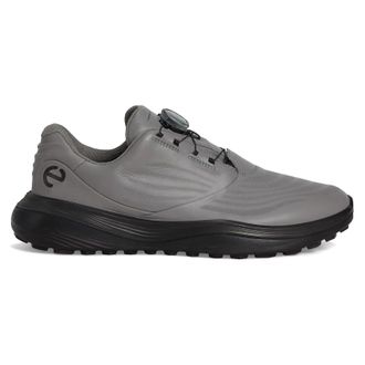 Ecco Ecco Golf LT1 132274 Leather Mens Fashion Trainers - Steel - Size:UK 10.5-11
