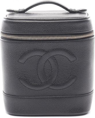 Chanel Grained Calfskin Handbag (Pre-Owned)
