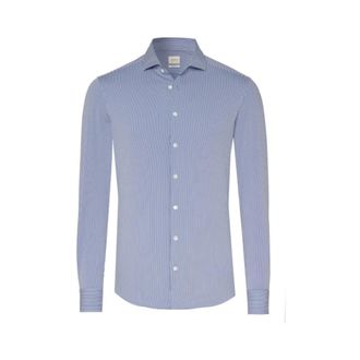Traiano Overhemden, Heren, Blauw, M, Casual Shirts