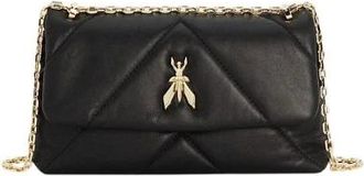Patrizia Pepe Tassen, Dames, Zwart, ONE Size, Leer, Shoulder Bag