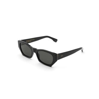 Retro Superfuture Sunglasses, unisex, Black, Size: ONE SIZE Black Amata Sunglasses