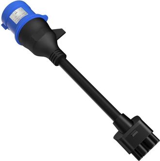 OEM Adaptador Cee De 3 Pines A Tesla, 32 A (di&aacute;metro Del Conector: 56 Mm), Extensi&oacute;n De Cable De Carga Para Veh&iacute;culos El&eacute;ctricos De Segunda Generaci&oacute;n Par
