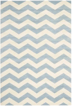 Safavieh Alfombra lana blu/neutrale 183 x 274 cm