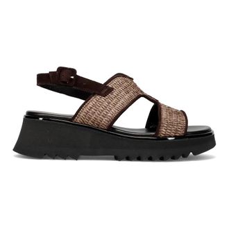 Luca Grossi Sandals Brown - female - Luca Grossi - Flat Sandals - Brown - 7 UK - Shoes