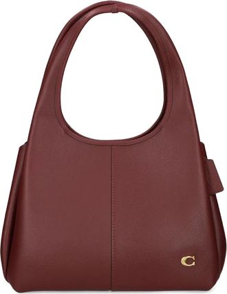 Coach Borsa a spalla Lana media in pelle - Rosso