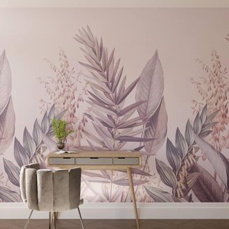 Superfresco Easy Flora & Fauna Purple Print To Order 3m x 2.8m Mural