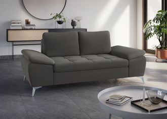 Sit&more 2-Sitzer »Latigo« mit hochwertigen Metallfüssen