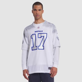 Nike Josh Allen Buffalo Bills Rivalries Collection Mens Nike Mens NFL Game Jersey in White | 67NM0G6281F-RZ1