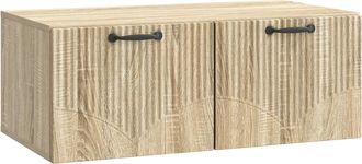 vidaXL Mueble Para Tv De Pared Roble Sonoma 78,5 X 41 X 30 Cm Vidaxl