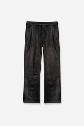 A Day's March Butler Cropped Leather Trouser size 36 Black