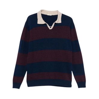 In The Box Polo Rugby in Lana - - Tops - Uomo - Blu - S