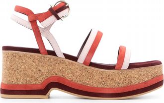 Ferragamo Womens Mysen Sandal In Multi Color
