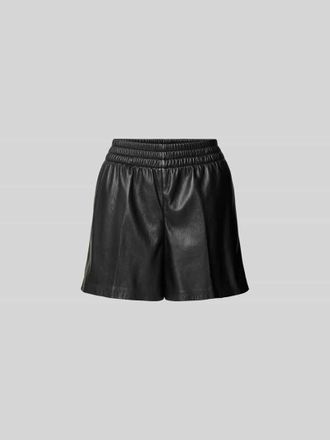 Anine Bing Shorts mit elastischem Bund in Black, Gr&ouml;&szlig;e S