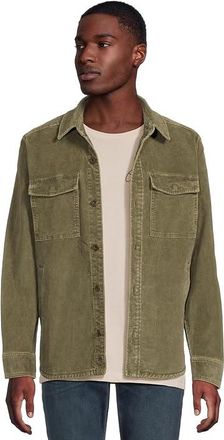 Tommy Bahama Camden Cord Shirt Jacket Mens Jacket Oakmoss : 2XL, Cotton/Spandex