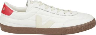 Veja Gewatteerde leren sneakers met logodetail - Heren - Schoenen - Wit - Maat: 45 EU Leer