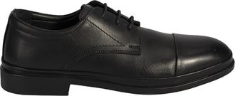 Desa Man Slip-Ons - Leather Upper, Flat Heel (2.5 cm), Rain-Resistant Sole, Breathable | Black - 43