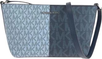 Michael Kors Pre-owned Cross Body Bags, female, Blue, Size: ONE SIZE Pre-owned PVC Shoulder Bag