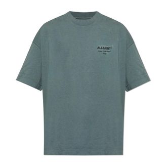 AllSaints T-Shirts, male, Blue, Size: 2XL Xander T-Shirt