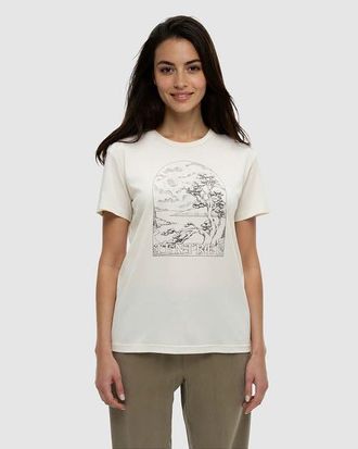 tentree Clifftop T-Shirt in Undyed/meteorite Black at Nordstrom, Size X-Large