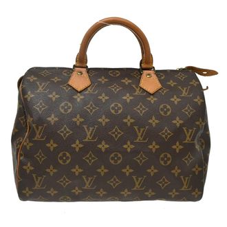 Louis Vuitton Speedy Monogram Canvas Brown Canvas Handbag (Pre-Owned)