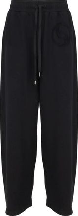 Stella McCartney Logo Joggingbroek - Dames - Sweatpants - Zwart - XS - Katoen - Broeken