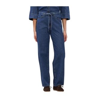 Summum Dames, Jeans, Blauw, Maat: M Katoen