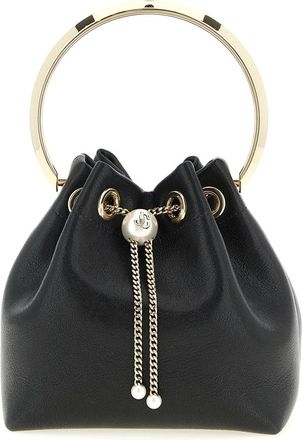 Jimmy Choo London Dames, Tassen, Zwart, Maat: ONE Size Leer