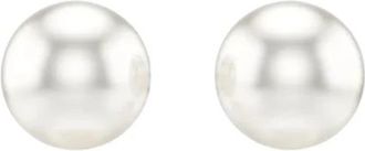 Swarovski Matrix Stud Oorbellen - Dames - Oorbellen - Wit - ONE Size - Accessoires