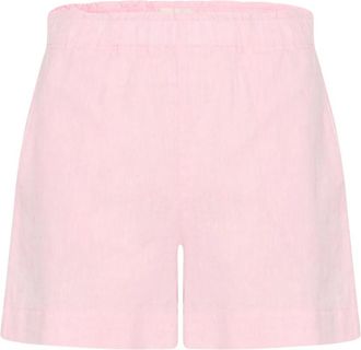 Part Two Roze Nectar Chambray Shorts - Dames - Bermuda - Roze - 2XL - Katoen - Korte Broeken