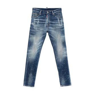 Dsquared2 Slim-fit Jeans, male, Blue, Size: M Dsquared2 Trousers