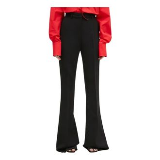 Sportmax Pantalones anchos - Trousers - Mujer - Negro - S