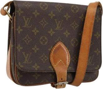 Louis Vuitton Pre-owned Vintage Cross Body Bag - Dames - Vintage Schoudertas - Bruin - ONE Size - Vintage